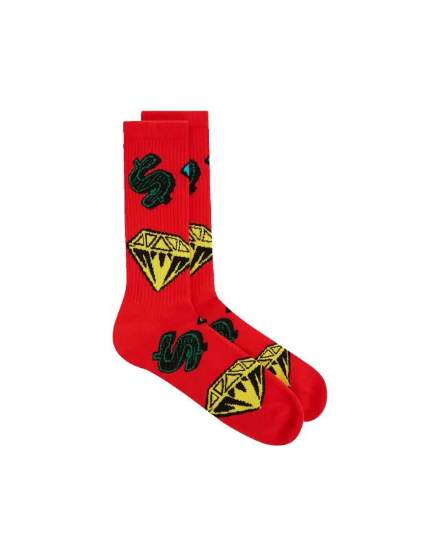 Diamonds & Dollars Socks sold by Billionaire Boys Club