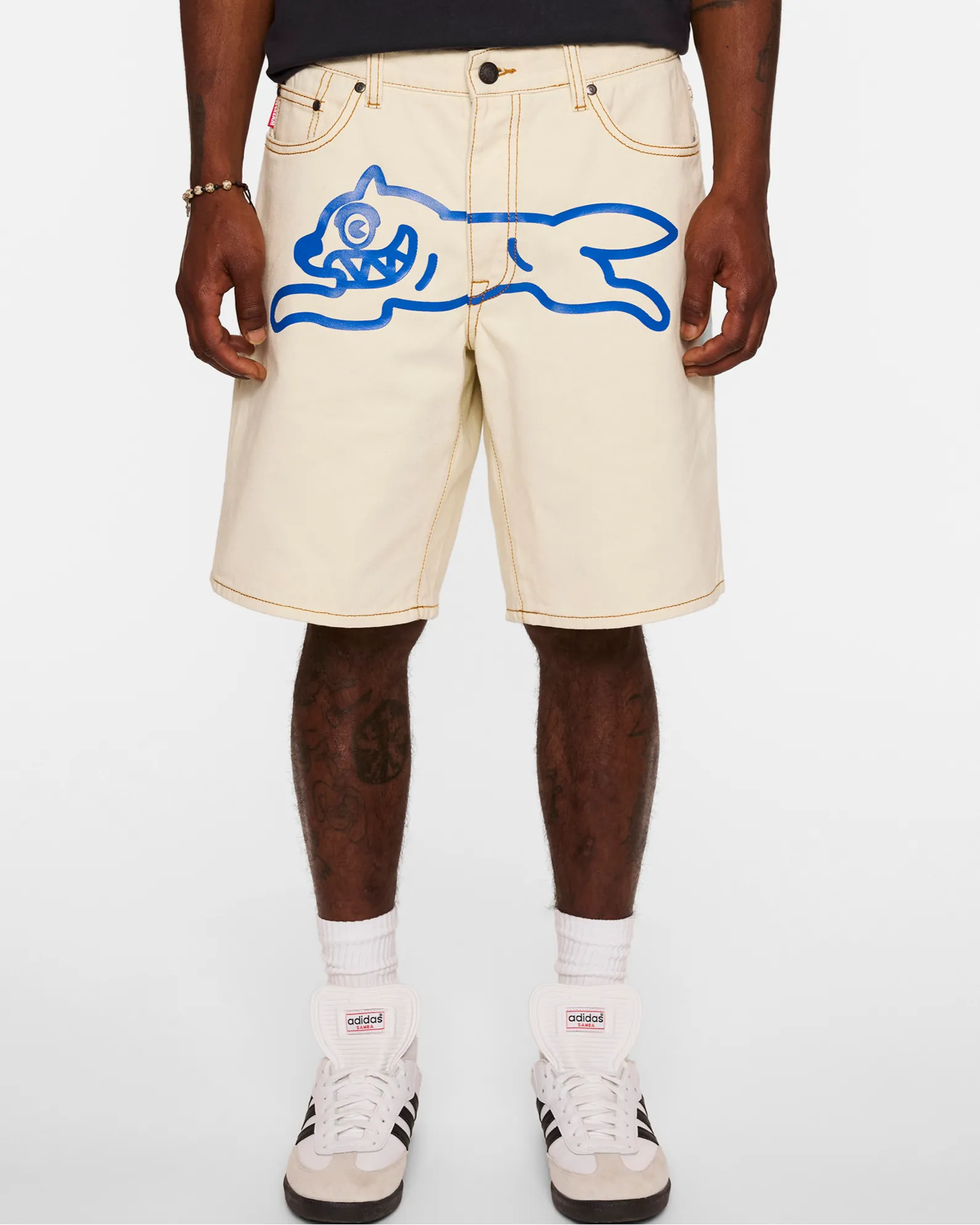 Cream Jean Shorts sold by Billionaire Boys Club product image thumbnail 3