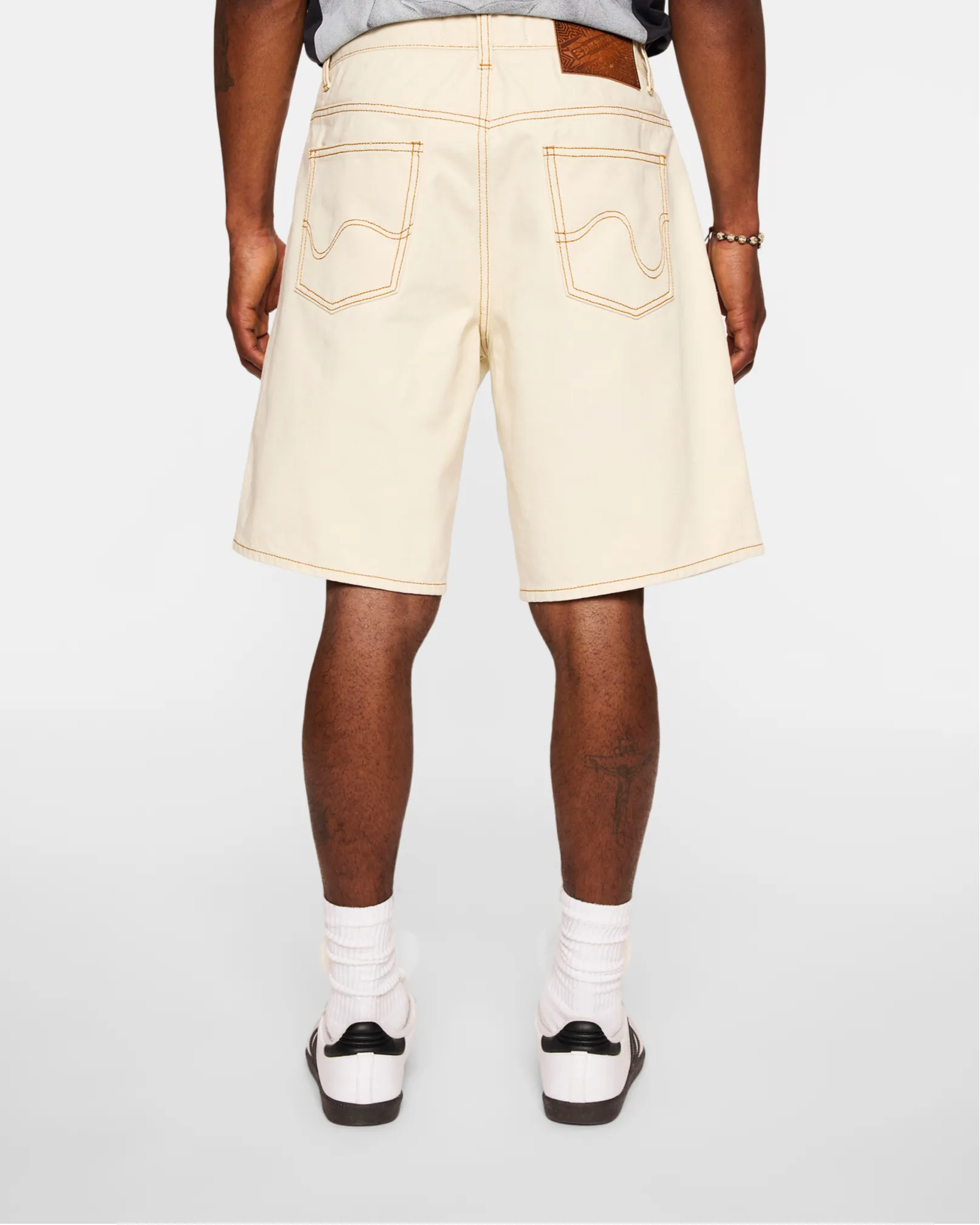 Cream Jean Shorts sold by Billionaire Boys Club product image thumbnail 4