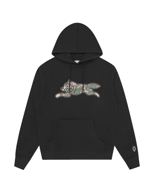 Woodland Camo Running Dog Popover Hood made by Billionaire Boys Club