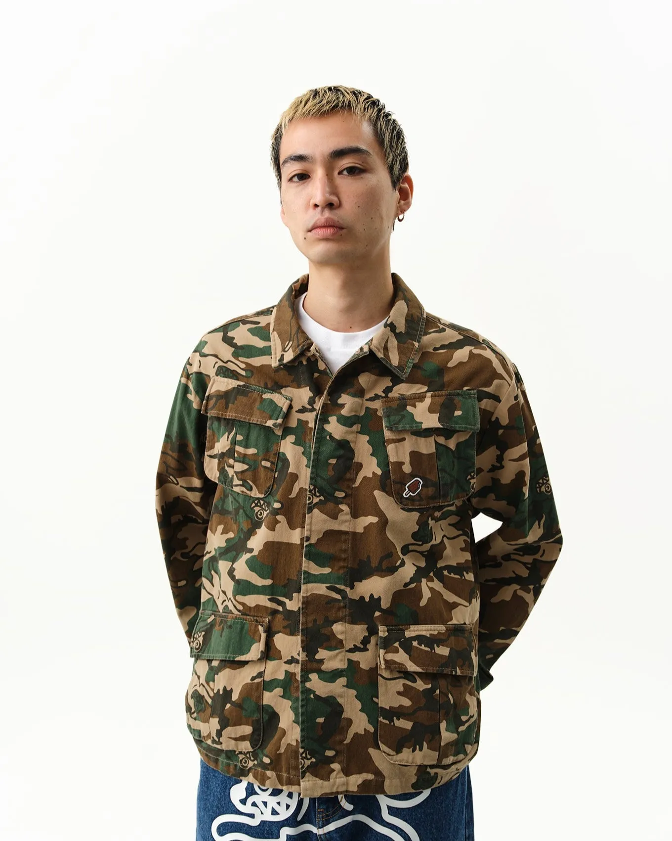 Running Dog Woodland Camo Field Jacket sold by Billionaire Boys Club product image thumbnail 2