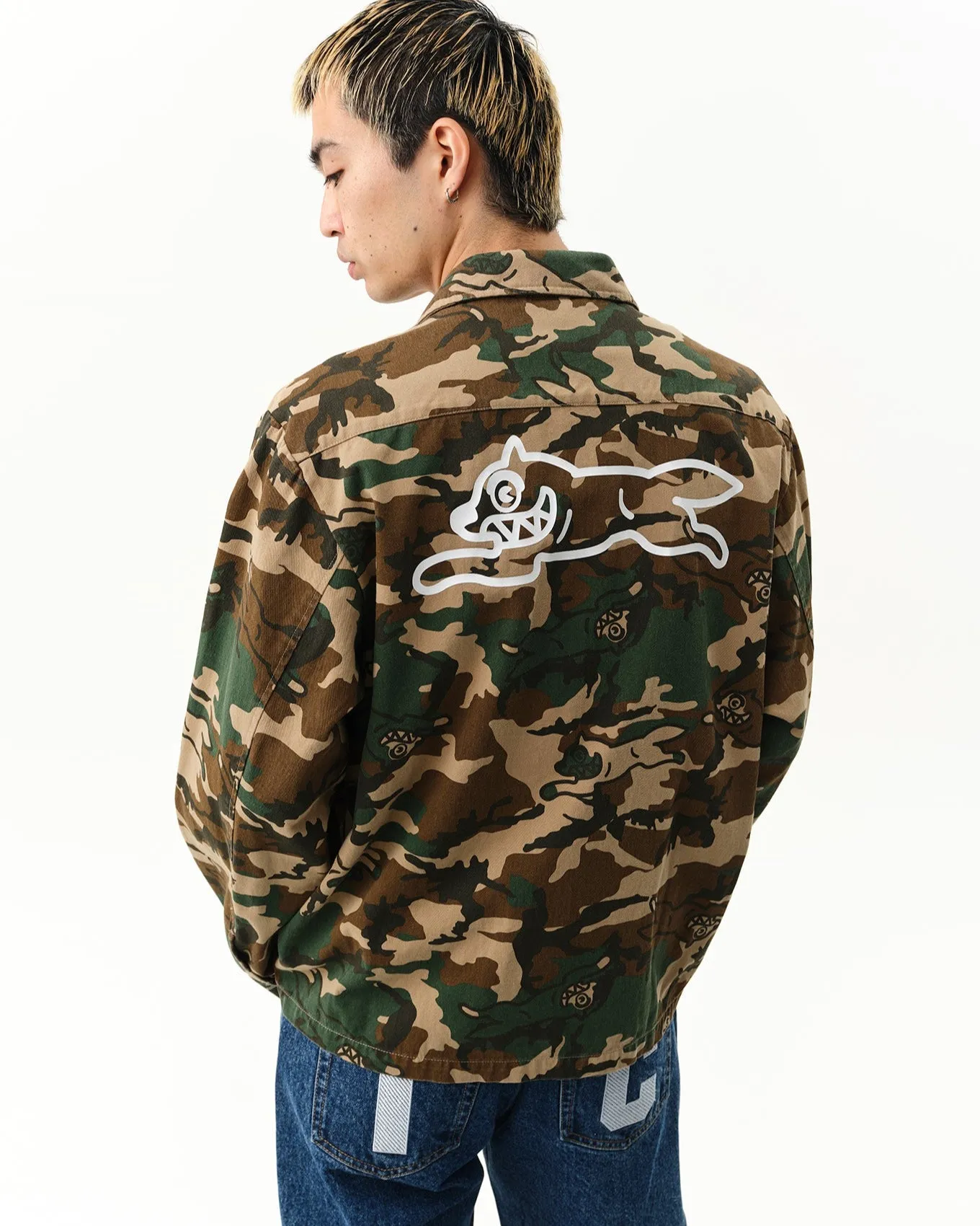 Running Dog Woodland Camo Field Jacket sold by Billionaire Boys Club product image thumbnail 3