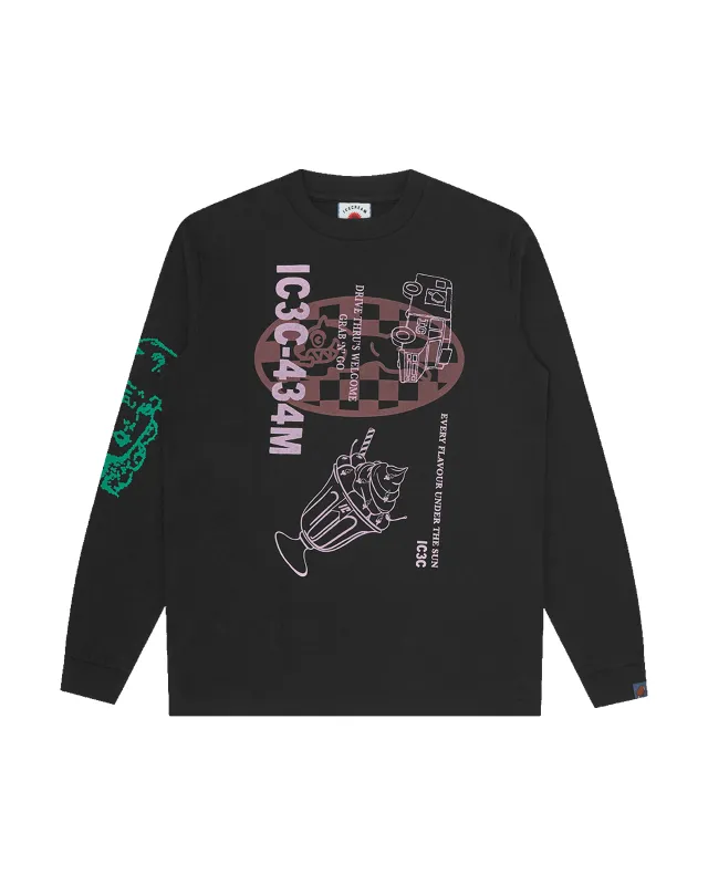 Multi Graphic LS T-Shirt made by Billionaire Boys Club