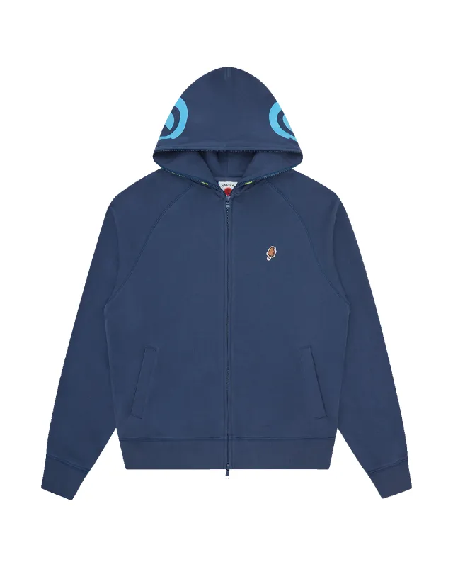 Gradient Smiley Zip Through Hood made by Billionaire Boys Club