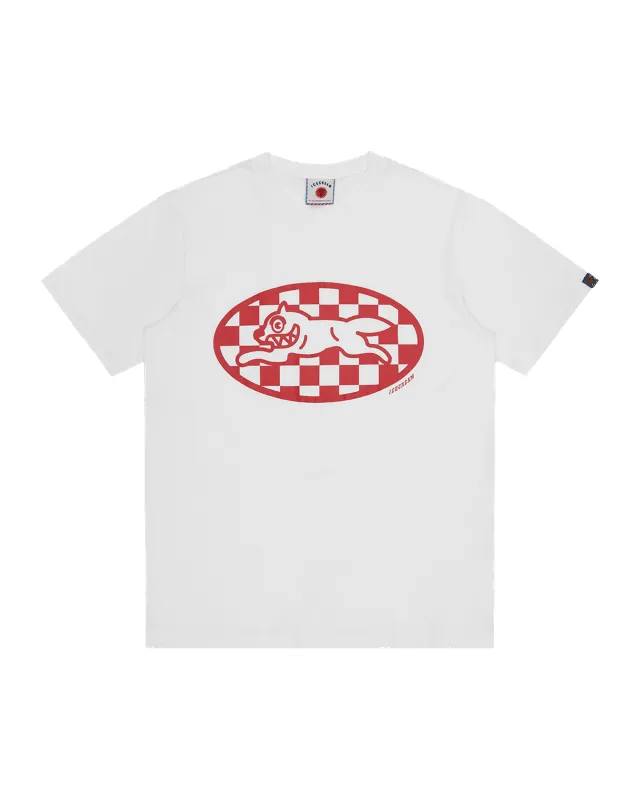 Checker Running Dog T-Shirt sold by Billionaire Boys Club