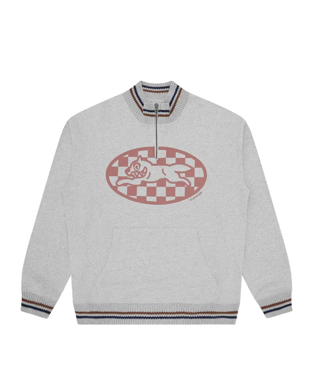 Checker Running Dog Quarter Zip made by Billionaire Boys Club
