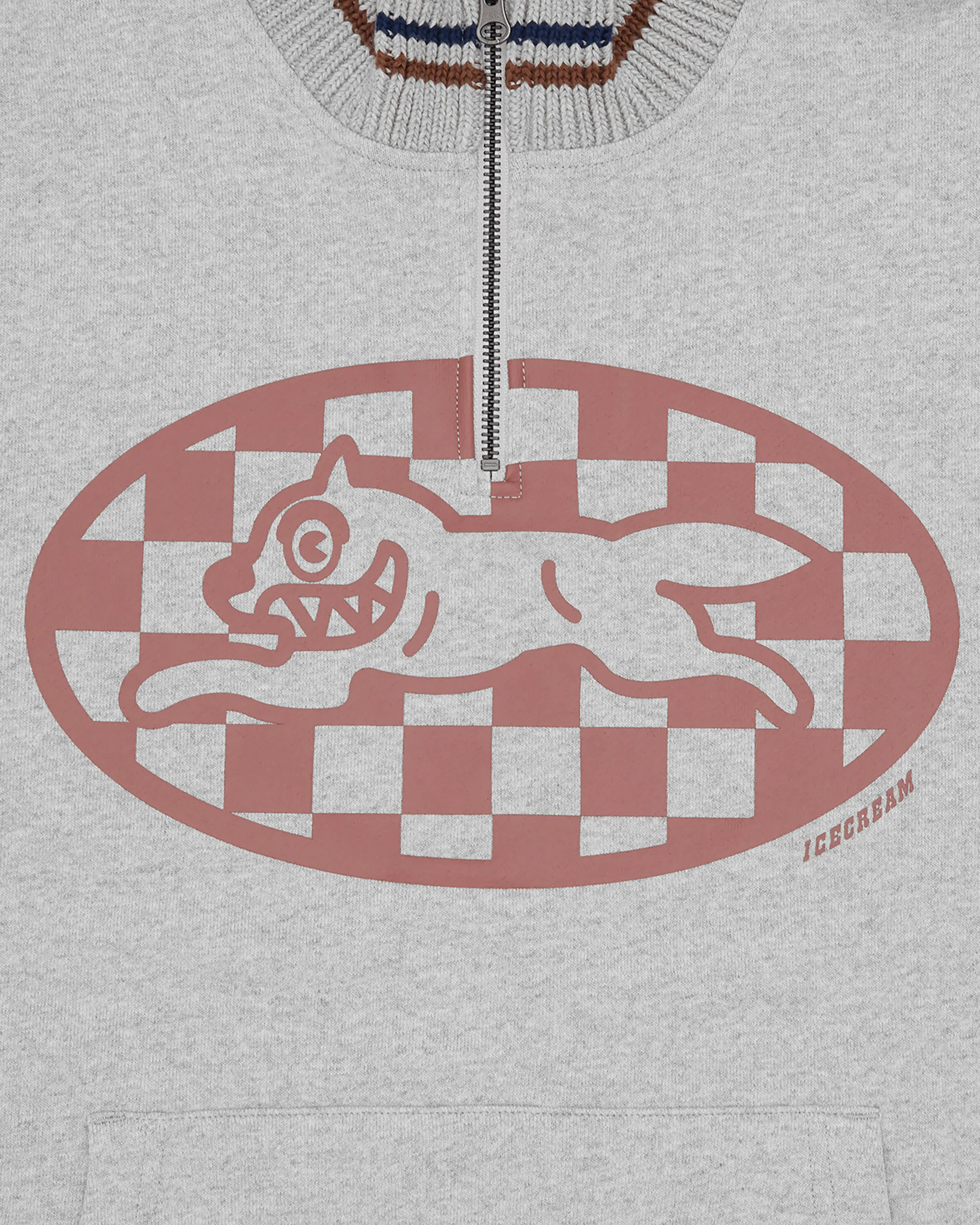 Checker Running Dog Quarter Zip sold by Billionaire Boys Club product image thumbnail 3