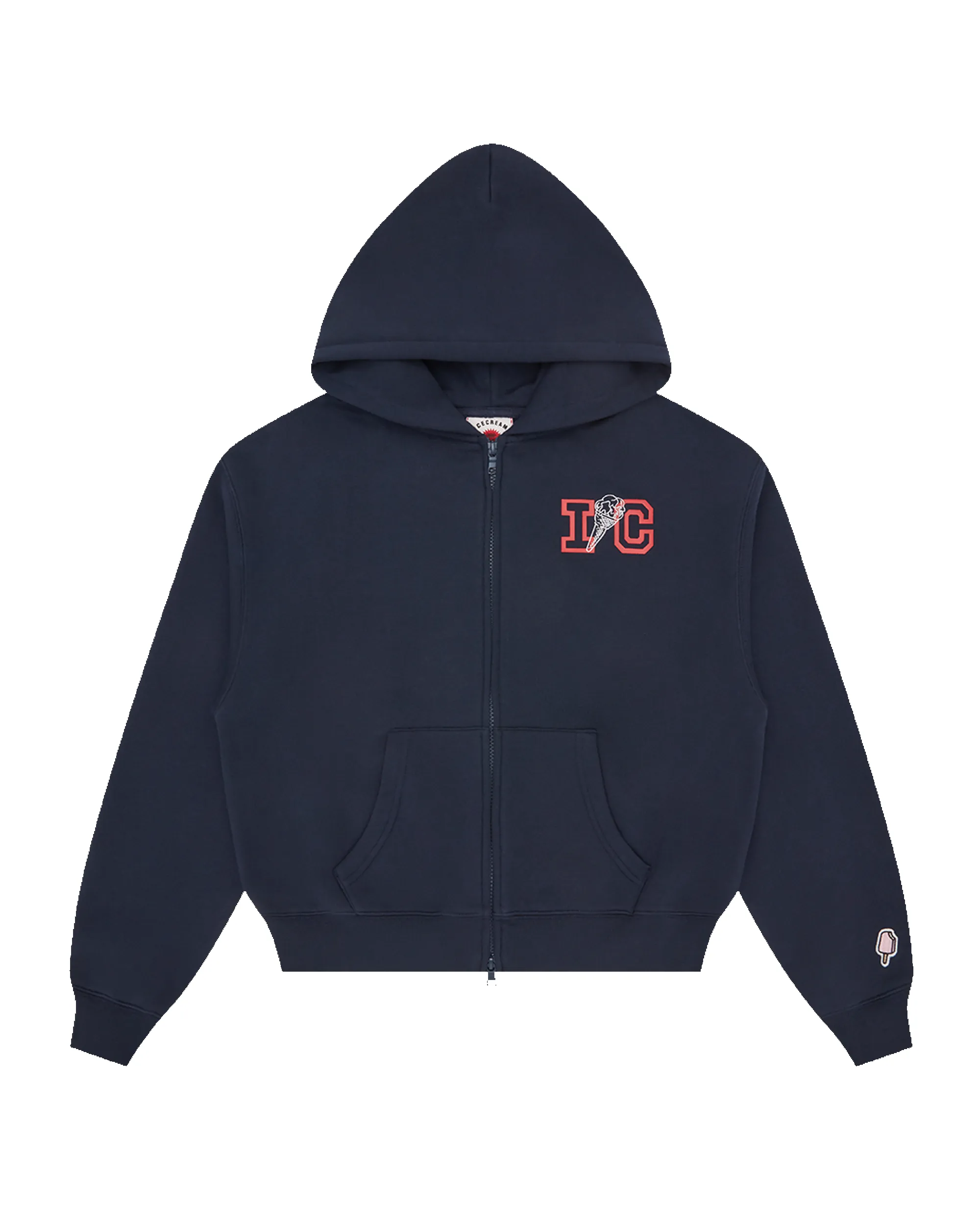 Womens Cone Cropped Zip Through Hood sold by Billionaire Boys Club