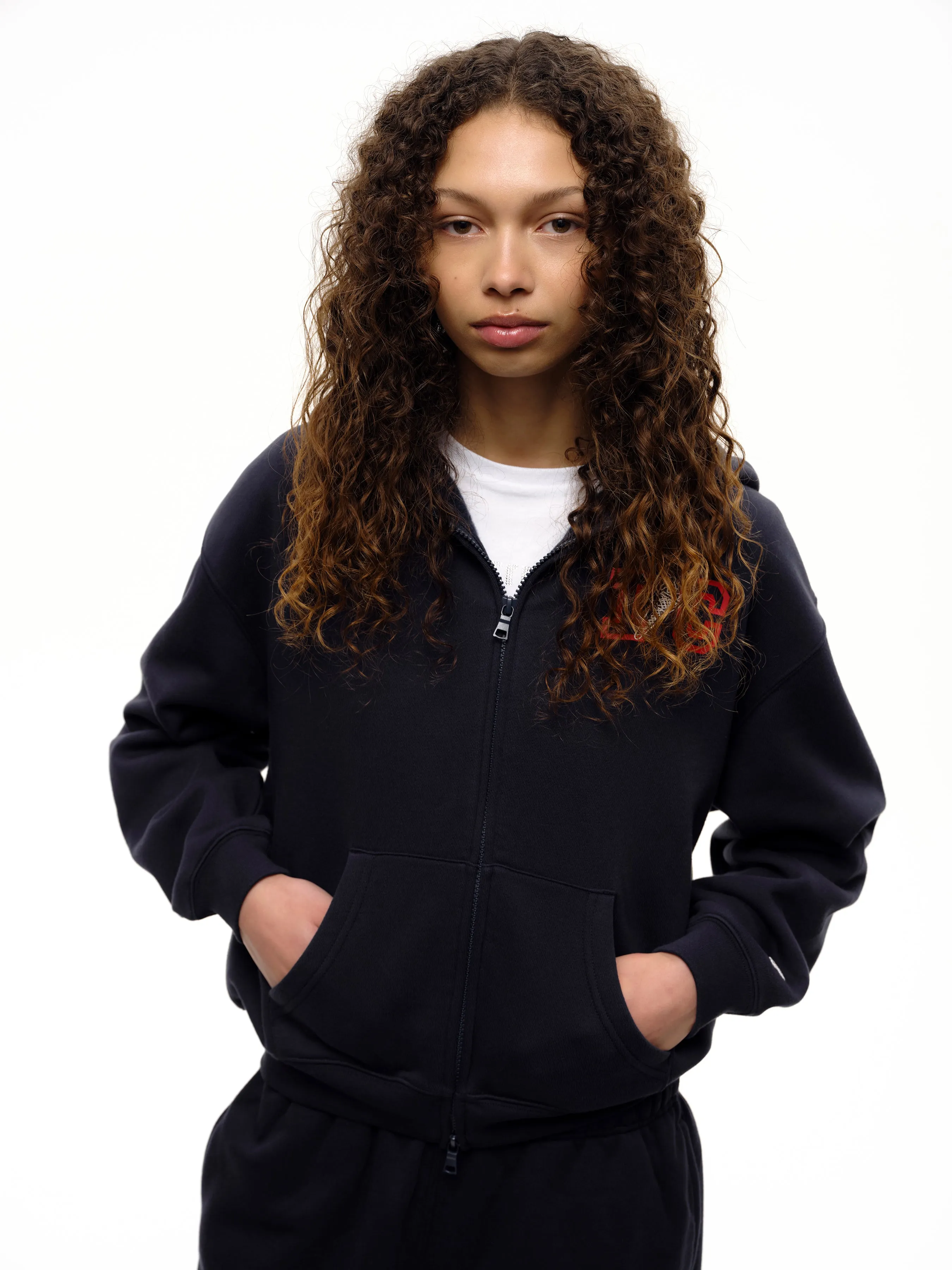 Womens Cone Cropped Zip Through Hood sold by Billionaire Boys Club product image thumbnail 3