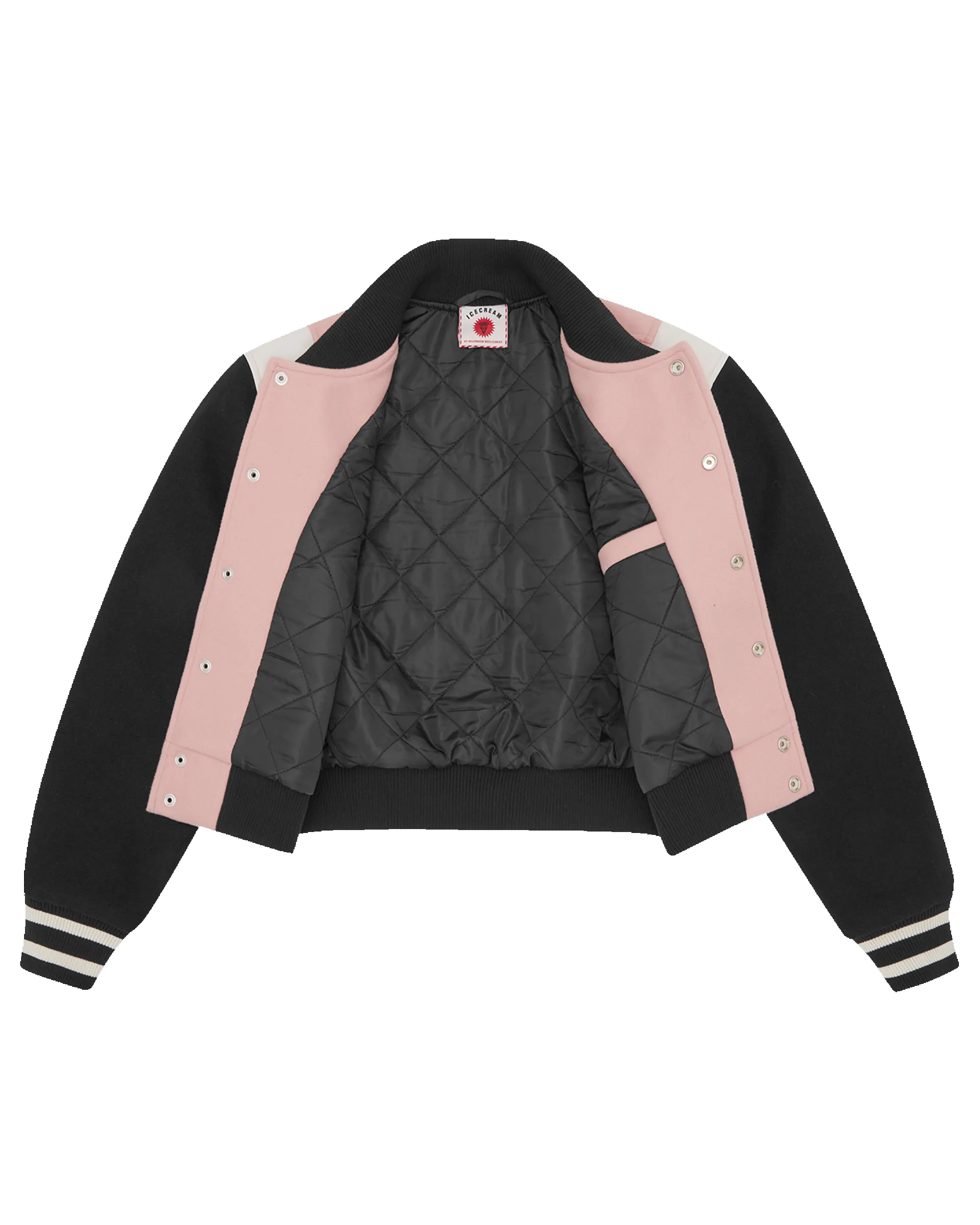 Womens Drippy Cropped Varsity Jacket sold by Billionaire Boys Club product image thumbnail 4