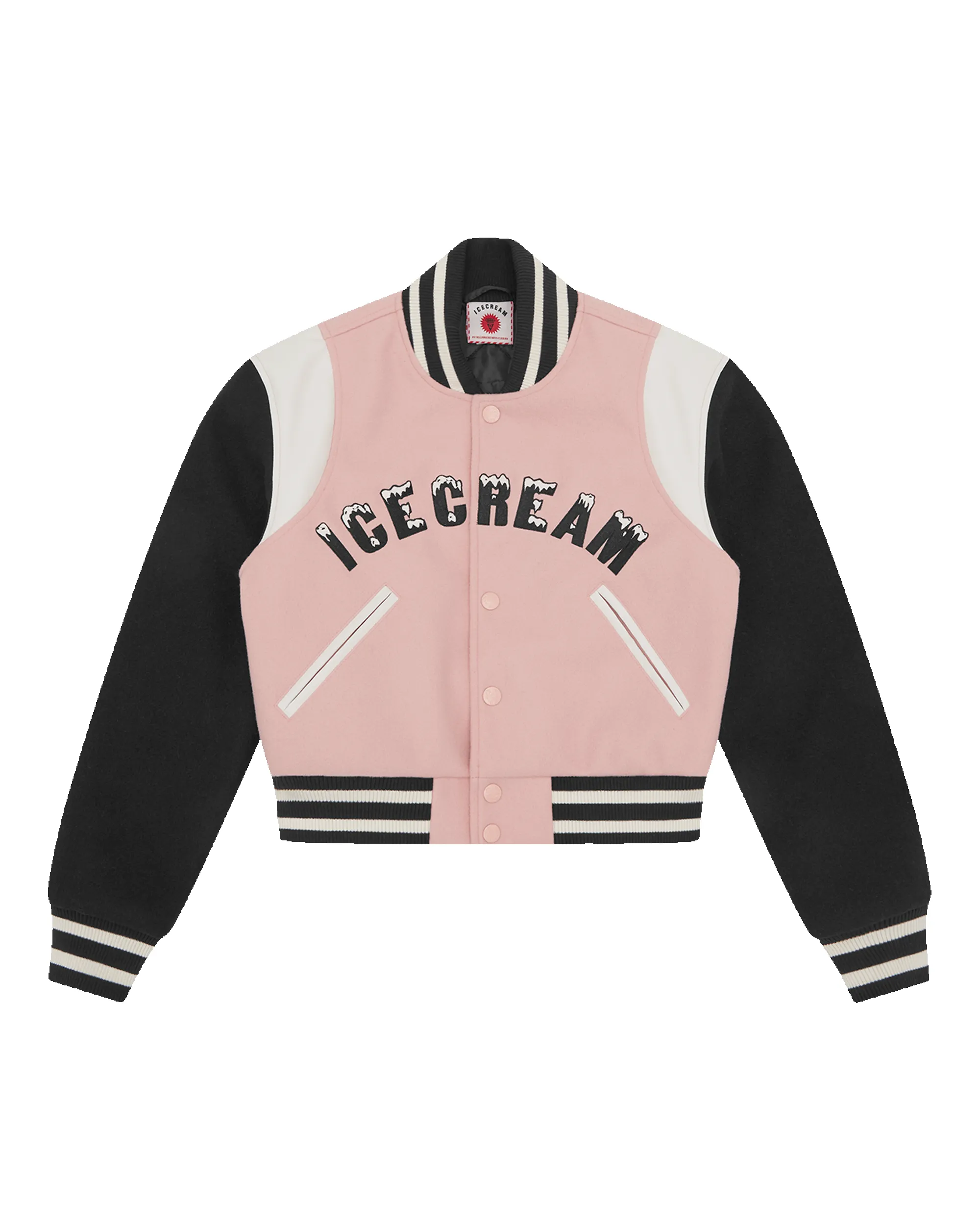 Womens Drippy Cropped Varsity Jacket sold by Billionaire Boys Club