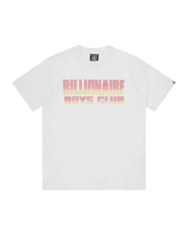 Straight Logo Gradient Diamonte T-Shirt sold by Billionaire Boys Club