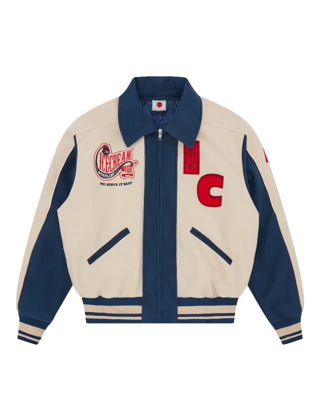 Checkout Varsity Jacket made by Billionaire Boys Club