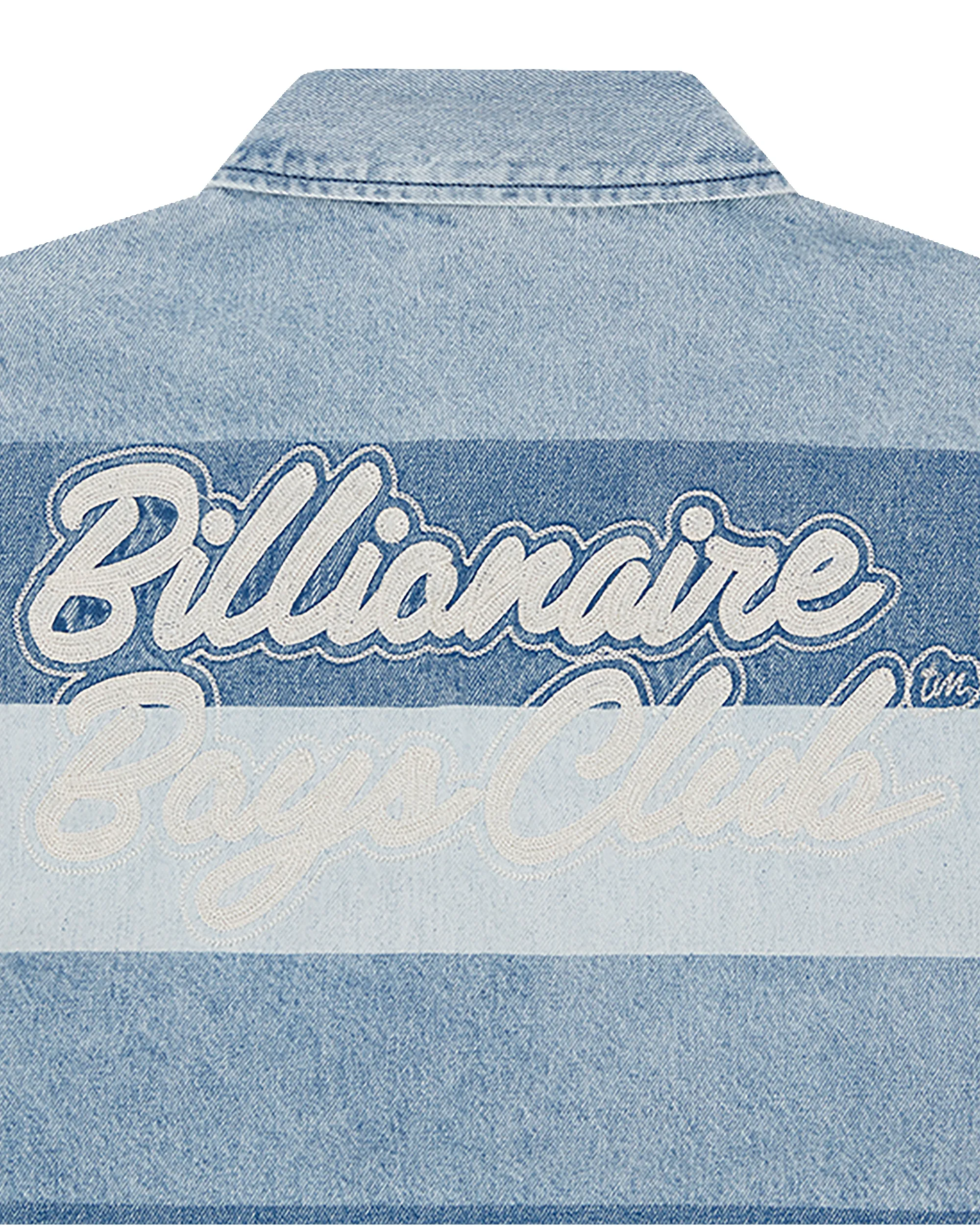 Script Denim Long Sleeve Rugby Shirt sold by Billionaire Boys Club product image thumbnail 4