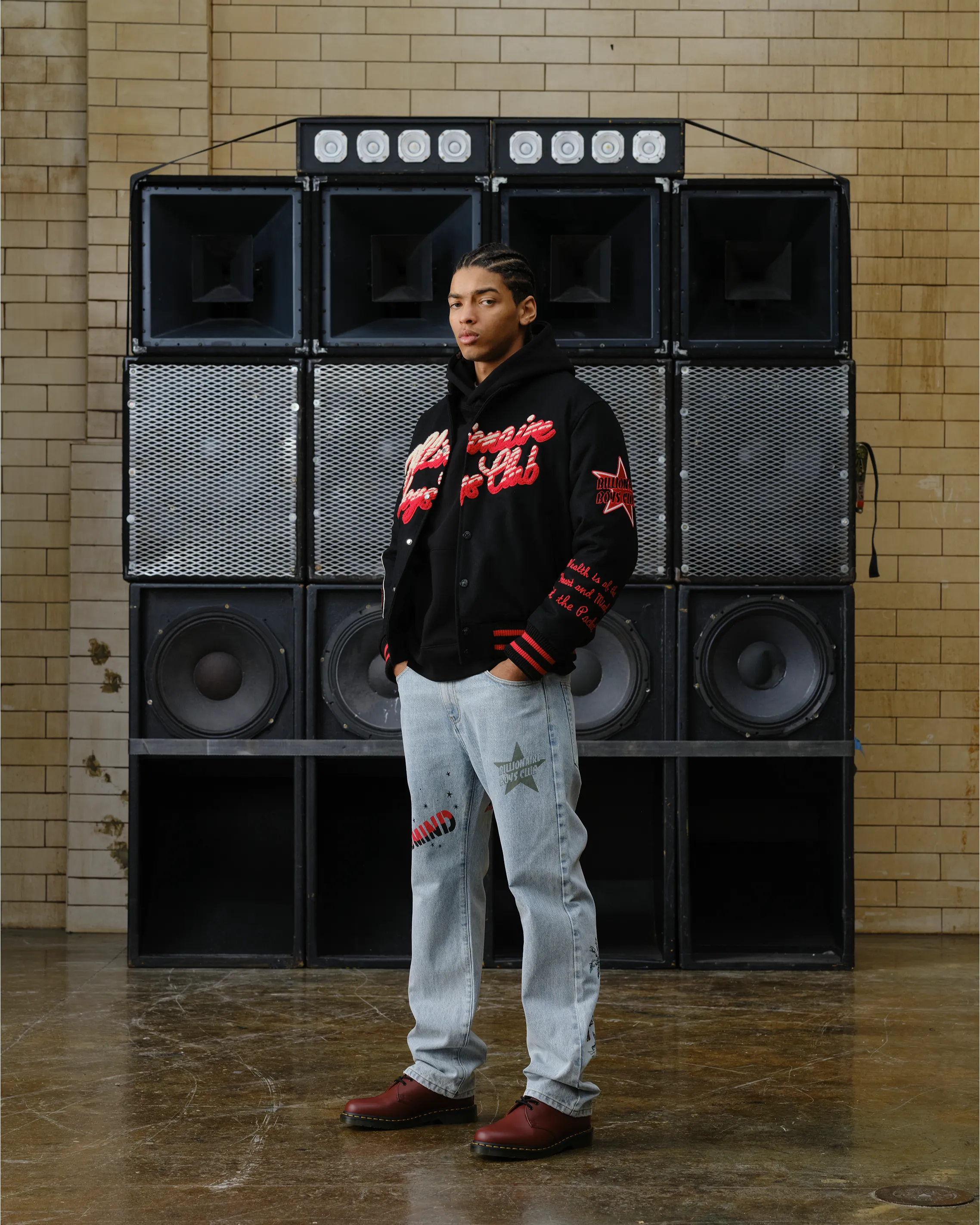 Script OG Varsity Jacket sold by Billionaire Boys Club product image thumbnail 2