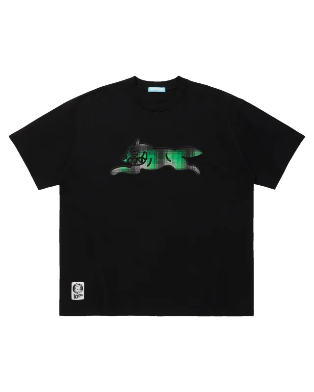 Applique Logo Cotton T-Shirt Running Dog sold by Billionaire Boys Club