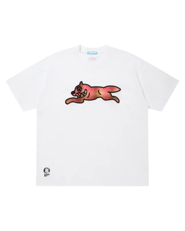 Applique Logo Cotton T-Shirt Running Dog sold by Billionaire Boys Club