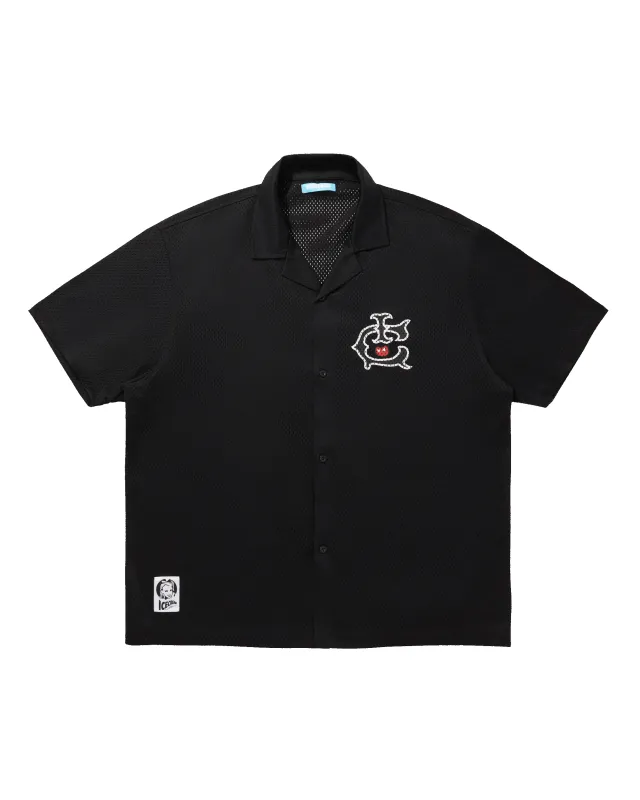 Open Collar Mesh SS Shirt sold by Billionaire Boys Club