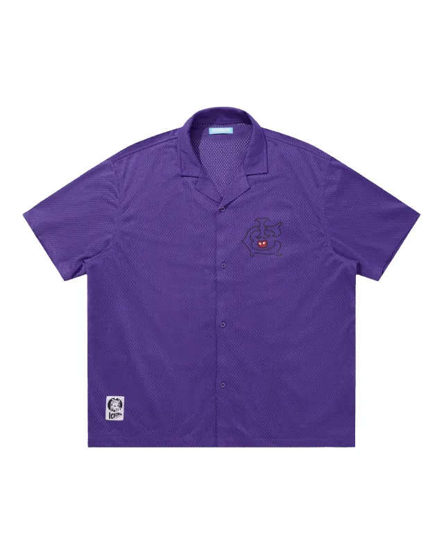 Open Collar Mesh SS Shirt sold by Billionaire Boys Club