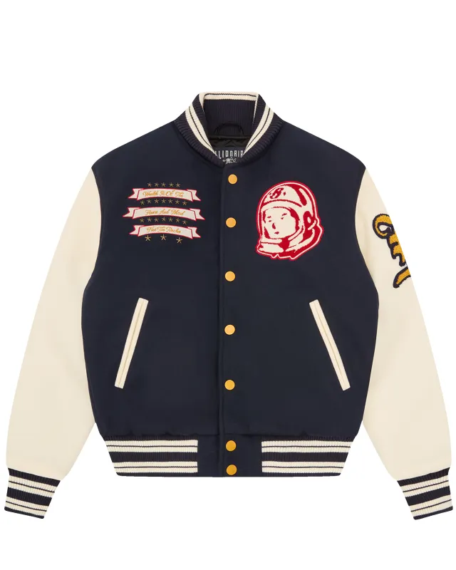Fanfare Script Wool Varsity Jacket made by Billionaire Boys Club