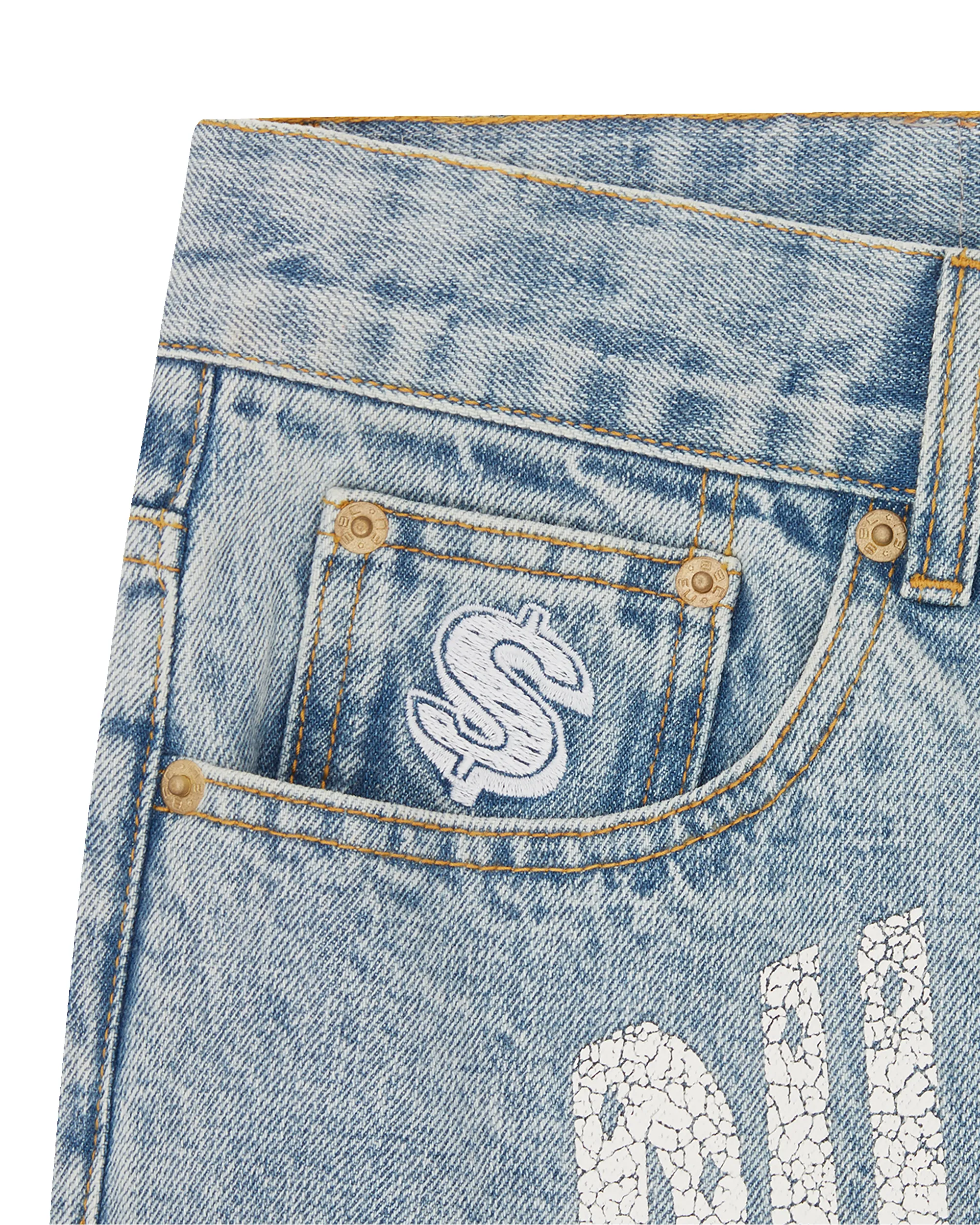 Arch Logo Denim Pants sold by Billionaire Boys Club product image thumbnail 4