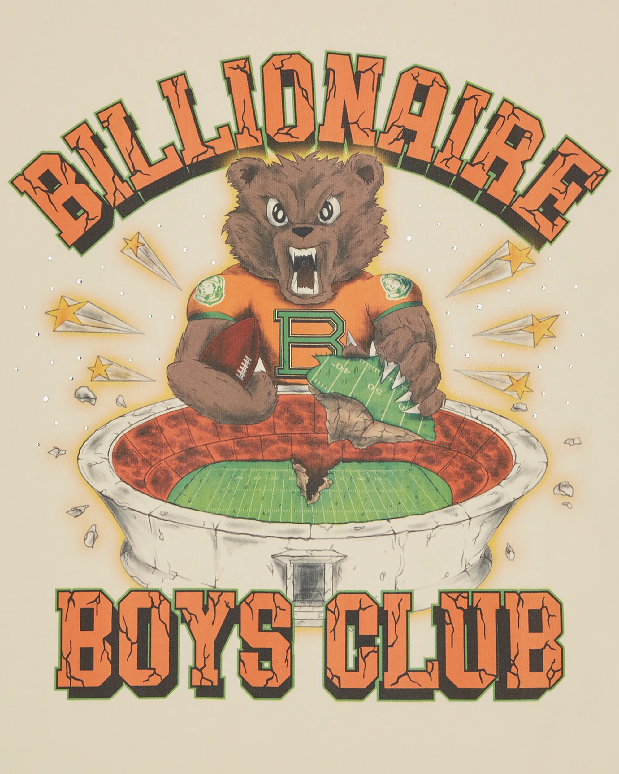 Rhinestone Mascot T-Shirt sold by Billionaire Boys Club product image thumbnail 3