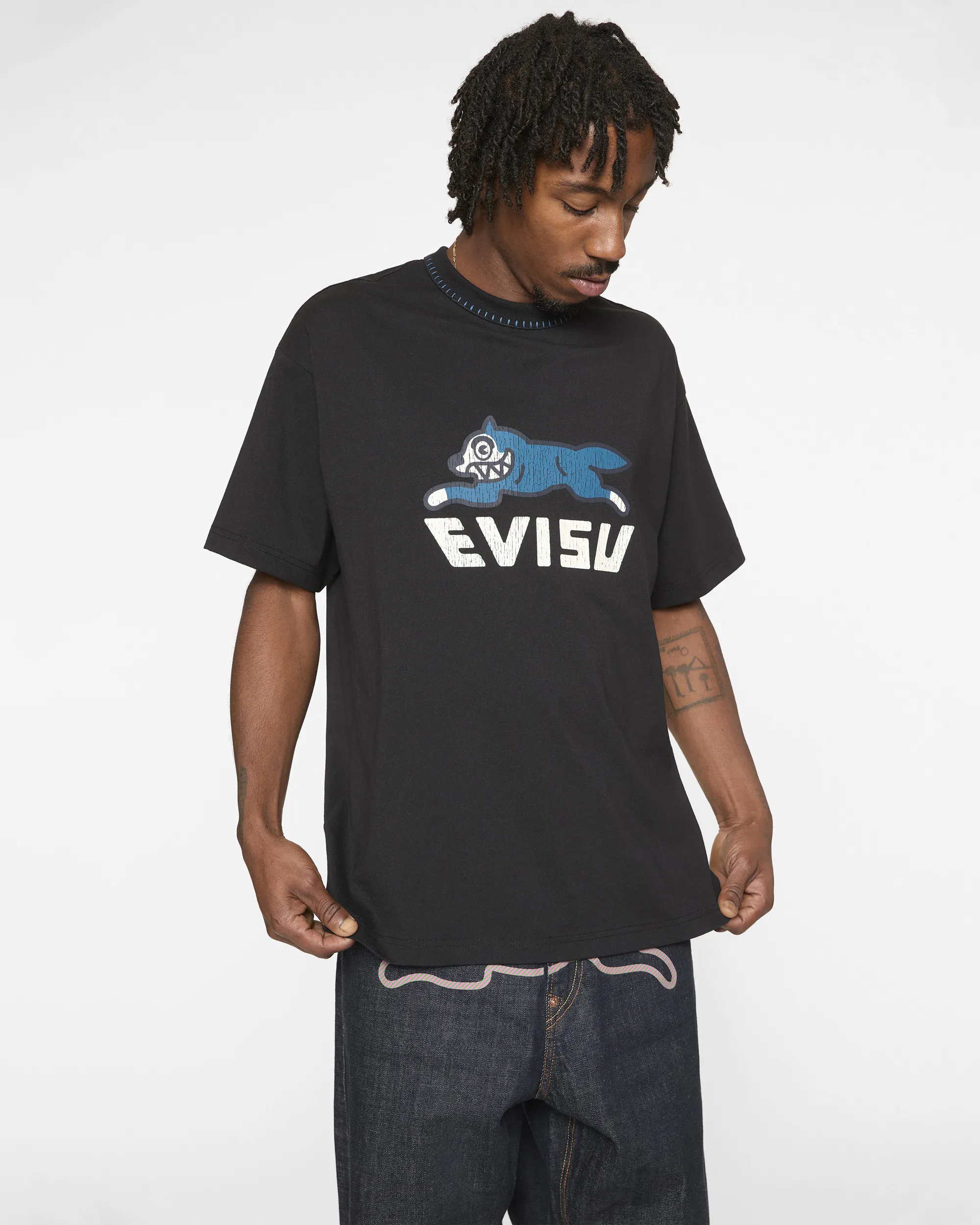 Logo With Evisu Printed T-Shirt sold by Billionaire Boys Club product image thumbnail 4