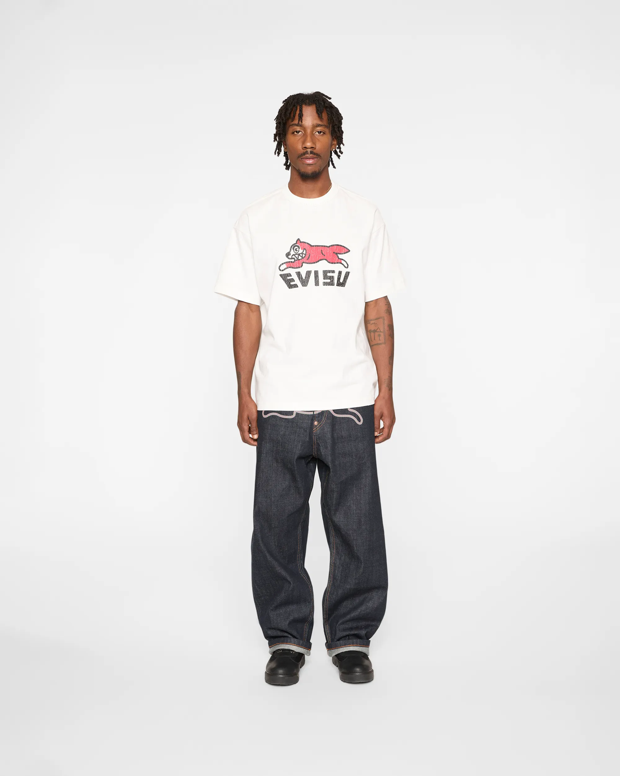 Logo With Evisu Printed T-Shirt sold by Billionaire Boys Club product image thumbnail 3