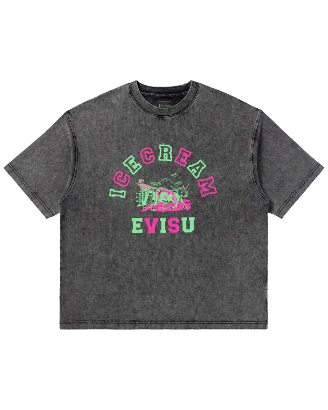 Icecream X Evisu Printed T-Shirt sold by Billionaire Boys Club