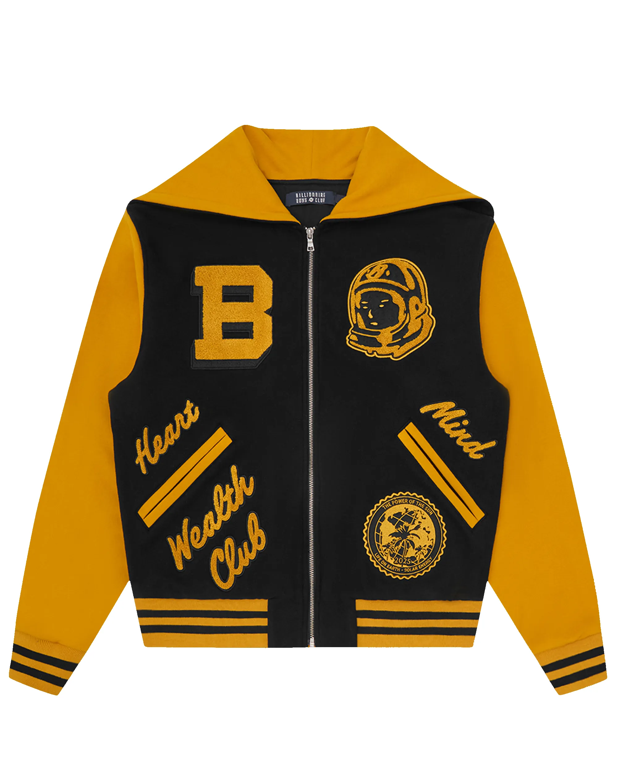World College Cheerleader Zip Through Hood sold by Billionaire Boys Club