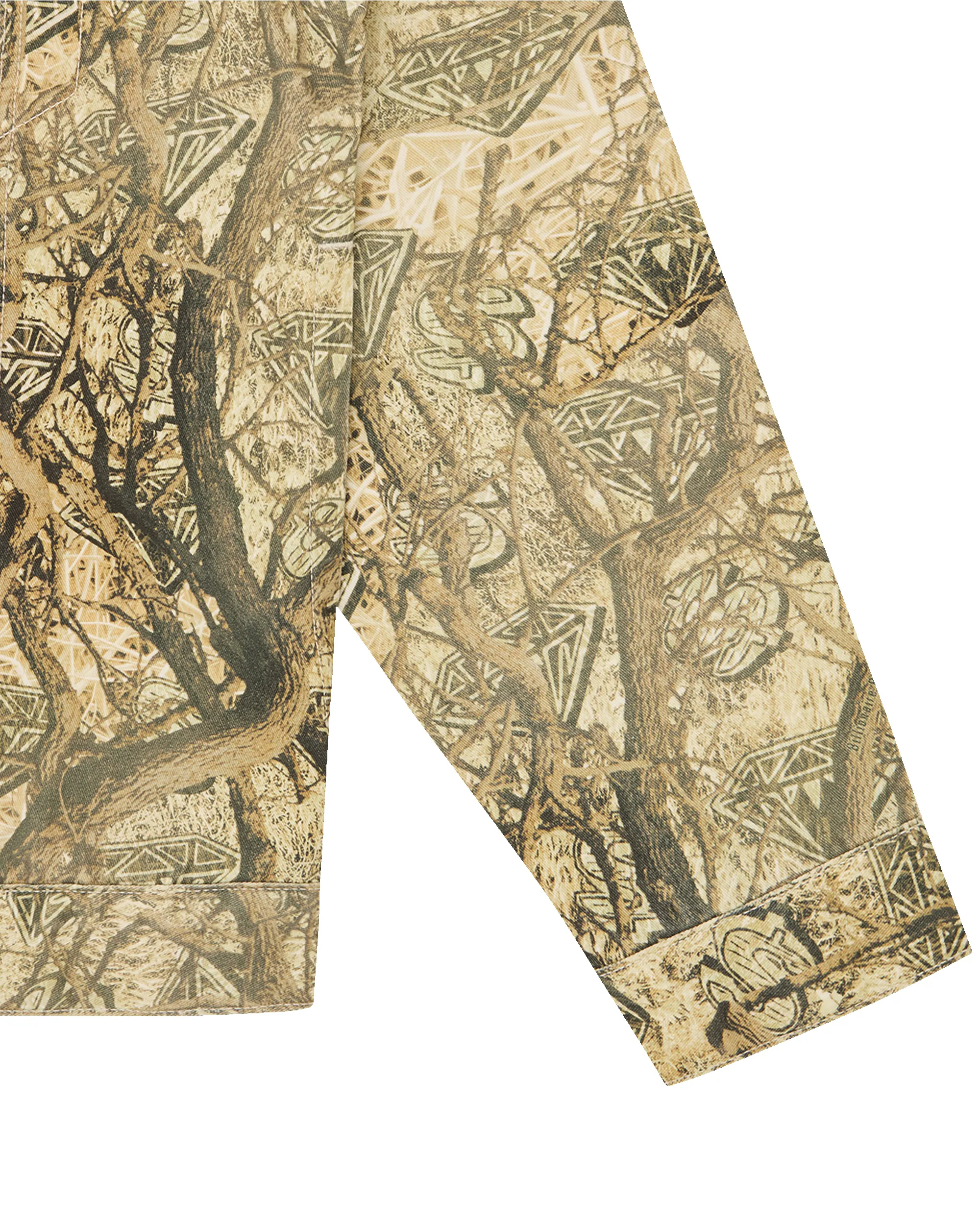 Diamonds & Dollars Tree Camo Trucker Jacket sold by Billionaire Boys Club product image thumbnail 4