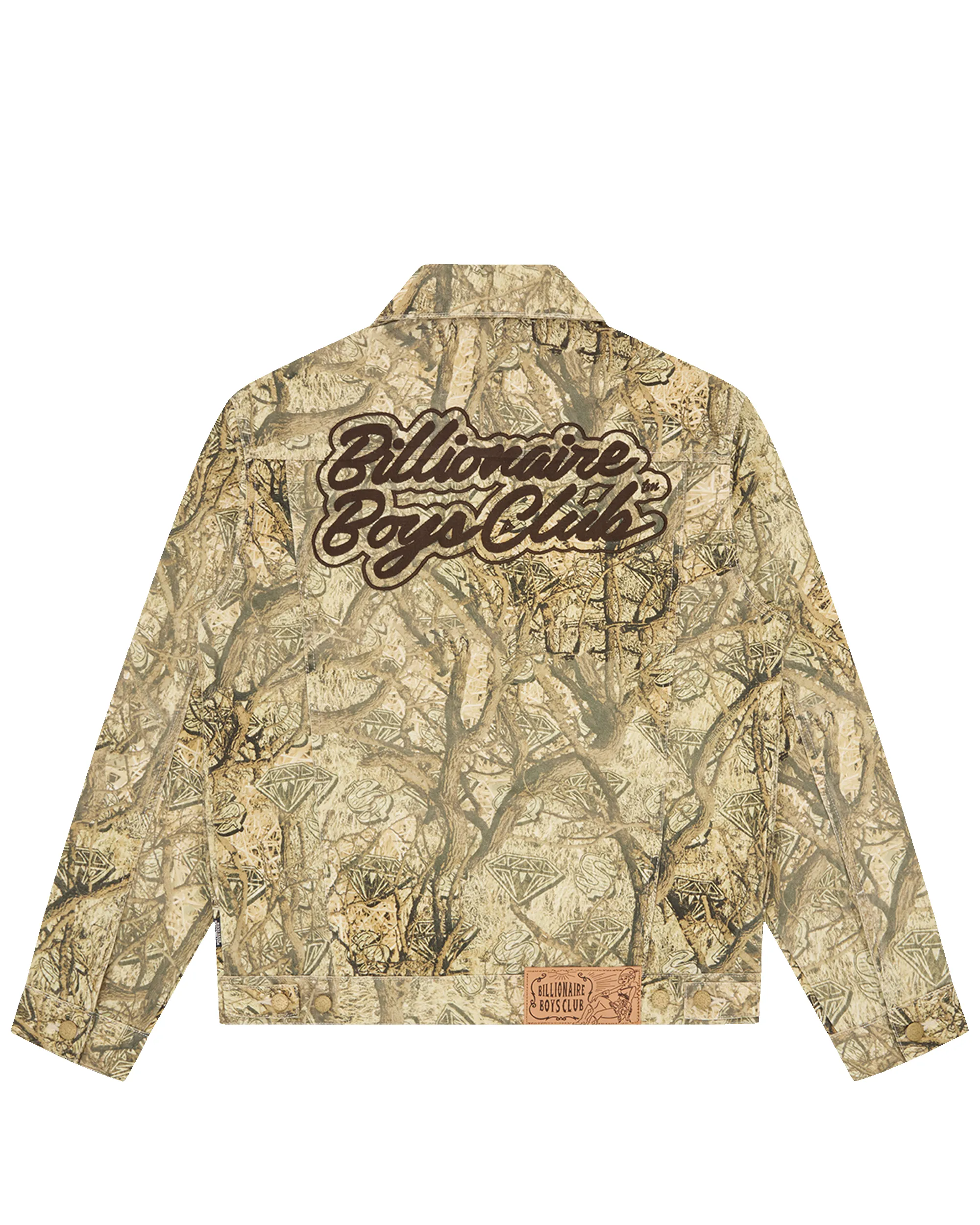 Diamonds & Dollars Tree Camo Trucker Jacket sold by Billionaire Boys Club product image thumbnail 2