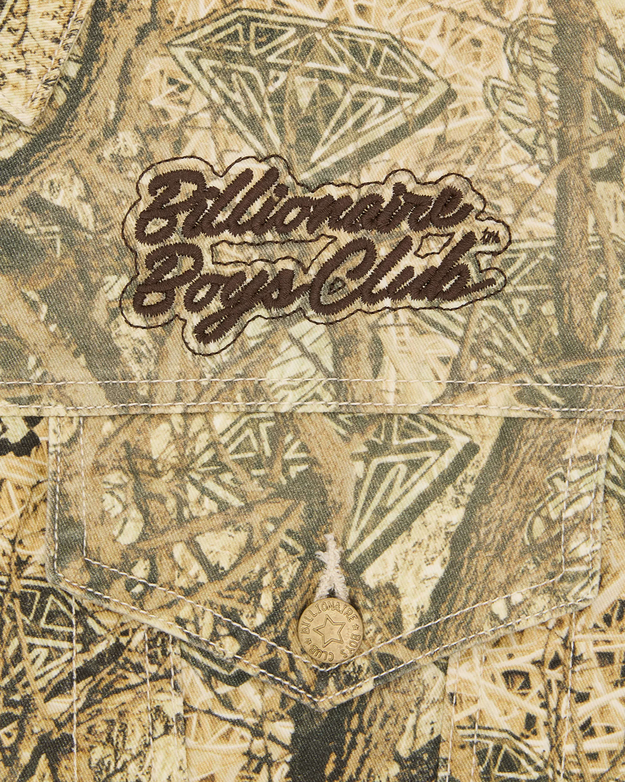 Diamonds & Dollars Tree Camo Trucker Jacket sold by Billionaire Boys Club product image thumbnail 3