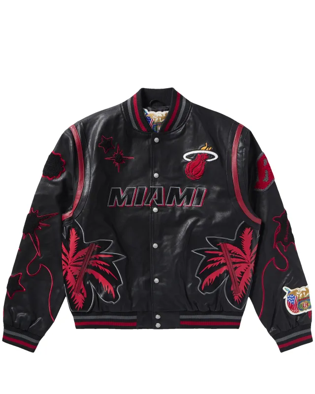 BBC X Jeff Hamilton Heat Varsity Jacket made by Billionaire Boys Club