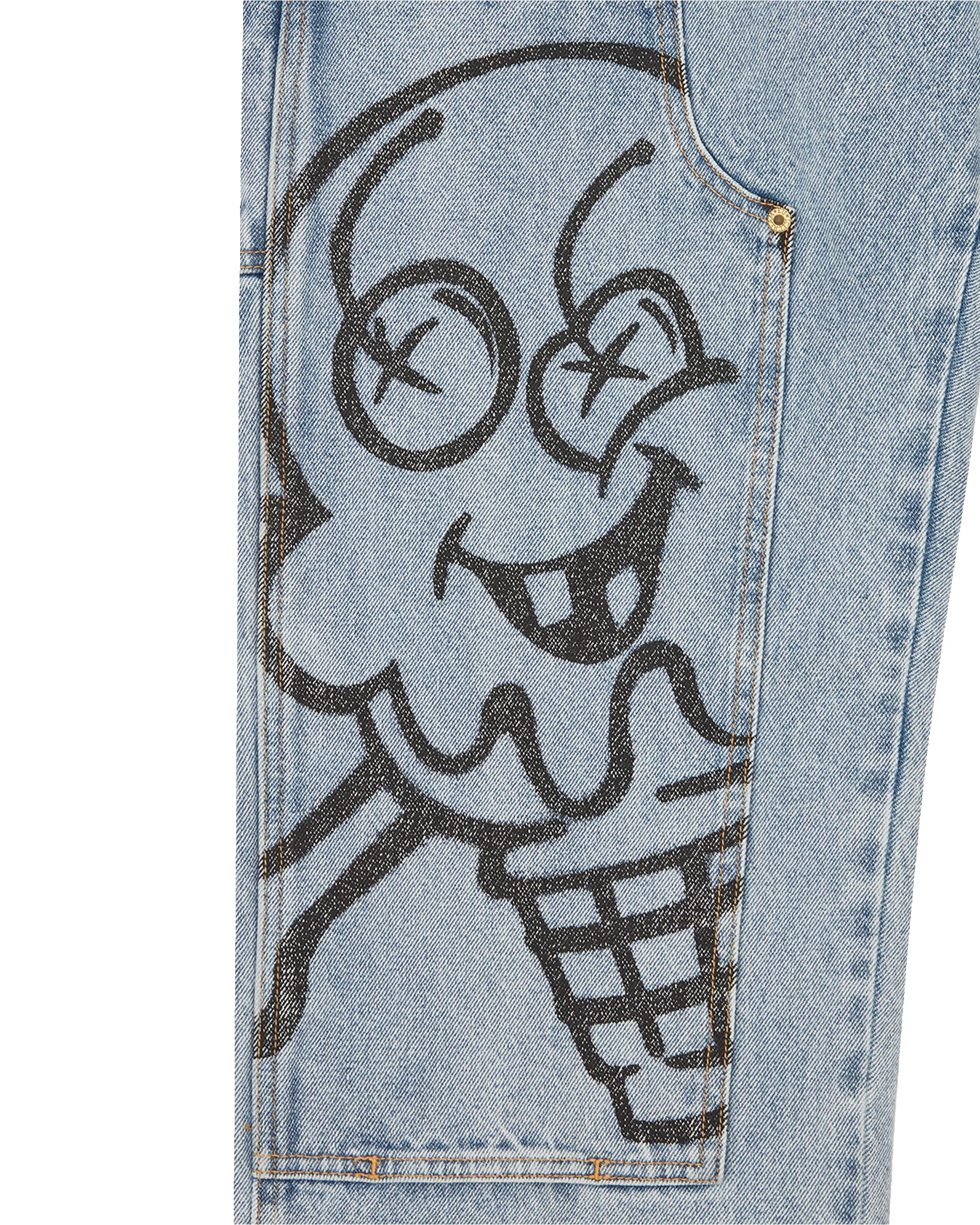 Cone & Bones Denim Carpenter Pants sold by Billionaire Boys Club product image thumbnail 4