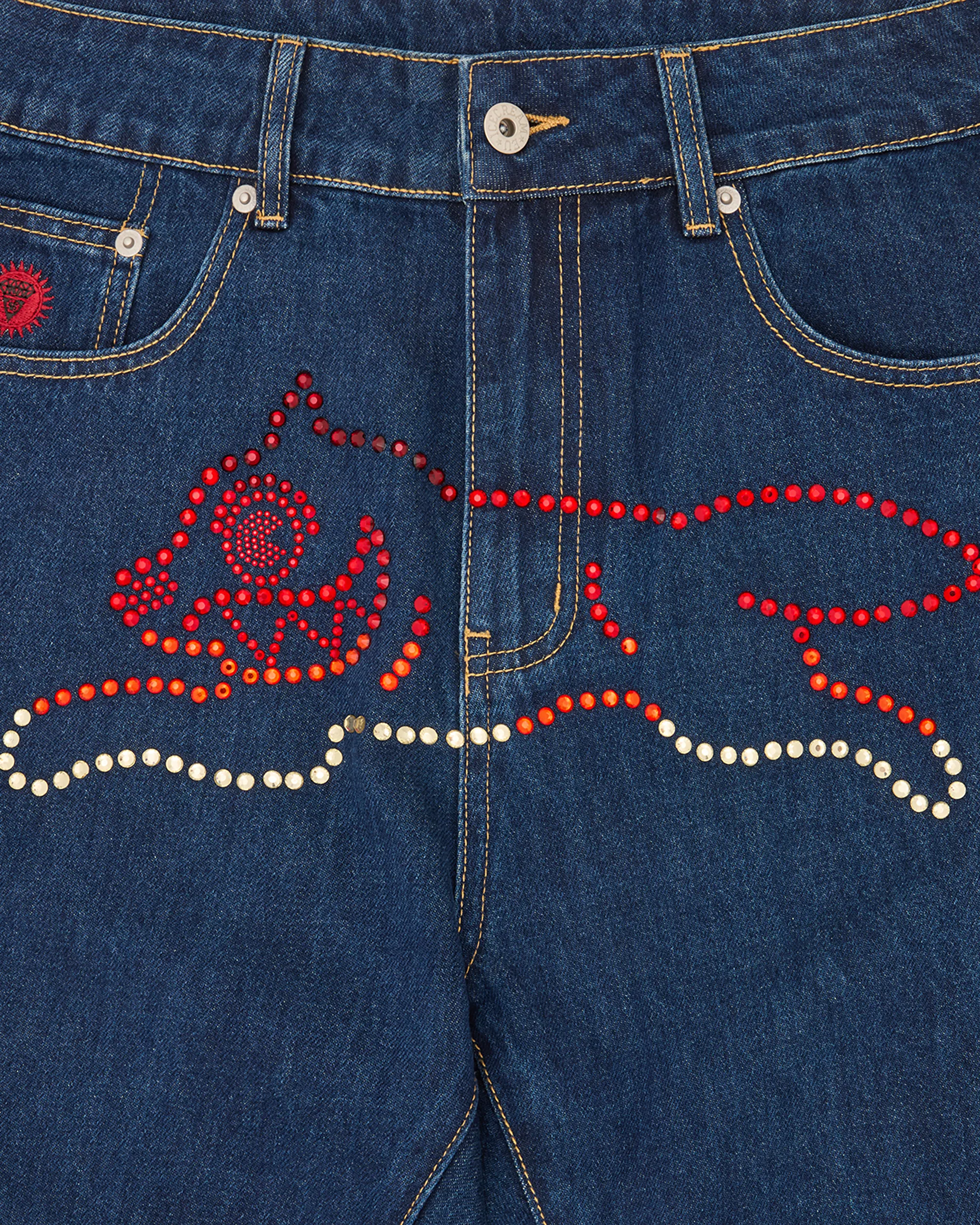 Crystal Running Dog Denim Pant sold by Billionaire Boys Club product image thumbnail 3