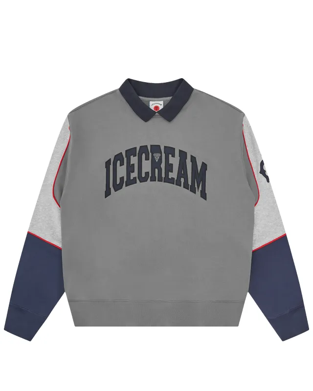 Collared Warm-Up Sweatshirt made by Billionaire Boys Club