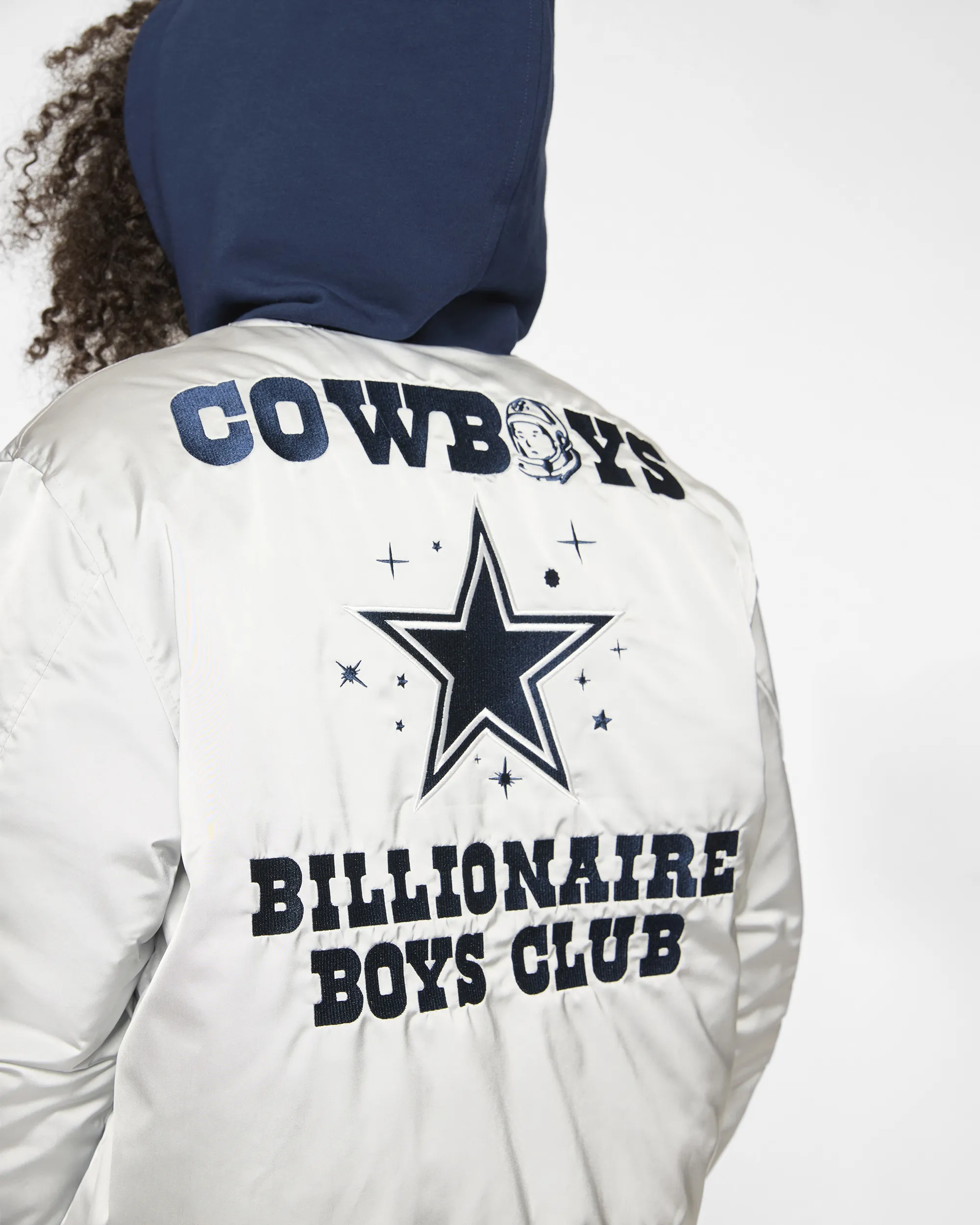 Dallas Cowboys Satin Jacket sold by Billionaire Boys Club product image thumbnail 5