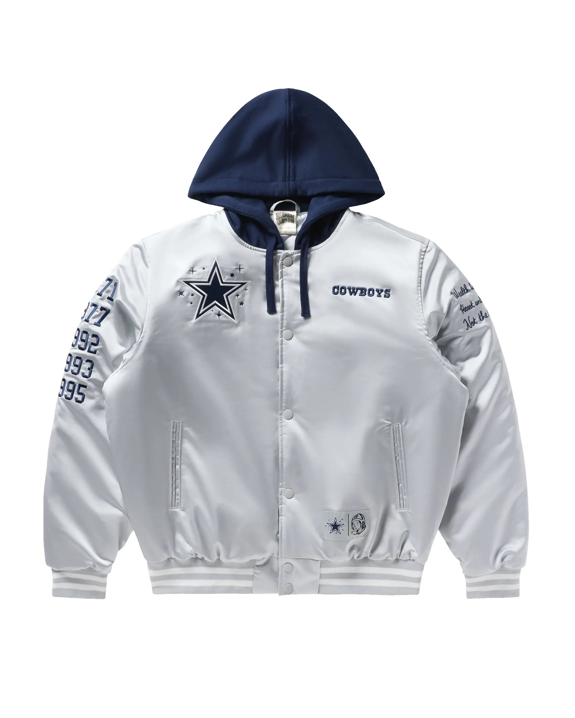 Dallas Cowboys Satin Jacket sold by Billionaire Boys Club