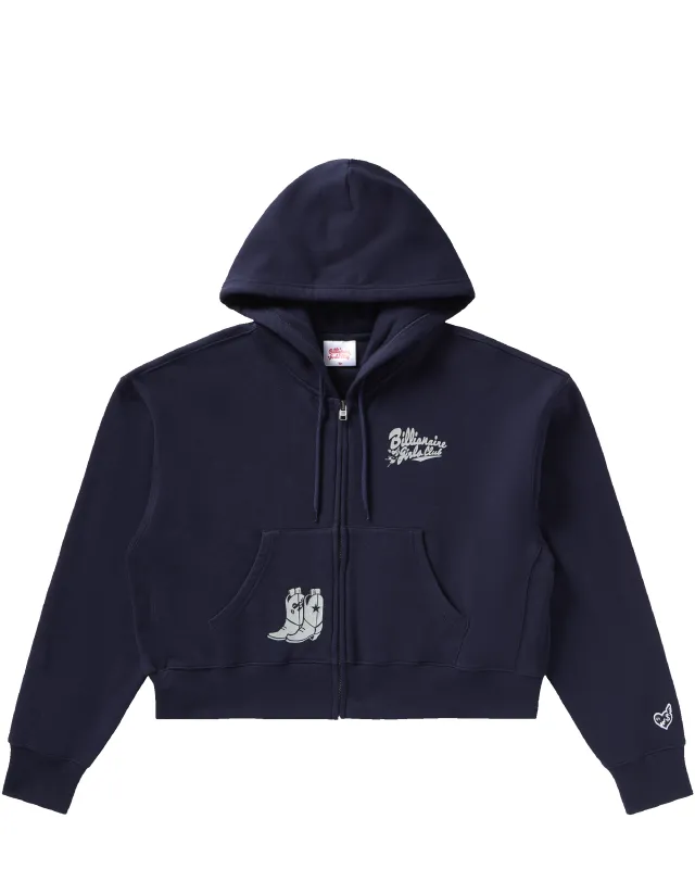 Womens Dallas Cowboys Cropped Hoodie made by Billionaire Boys Club