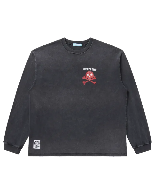 Damaged Cotton LS T-Shirt Icecream sold by Billionaire Boys Club