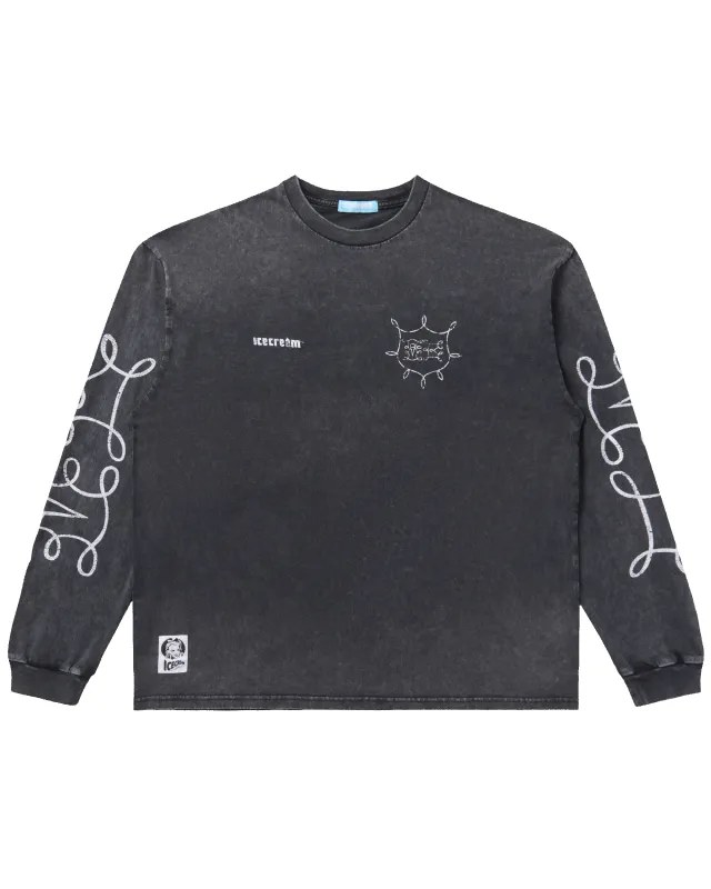 Damaged Cotton LS T-Shirt Icecream made by Billionaire Boys Club