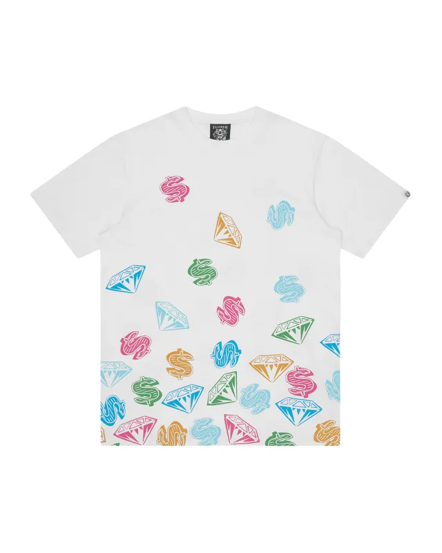 Diamonds & Dollars Jumble T-Shirt sold by Billionaire Boys Club
