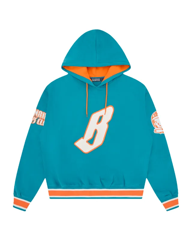 Flying B Chenille Oversized Popover Hood made by Billionaire Boys Club