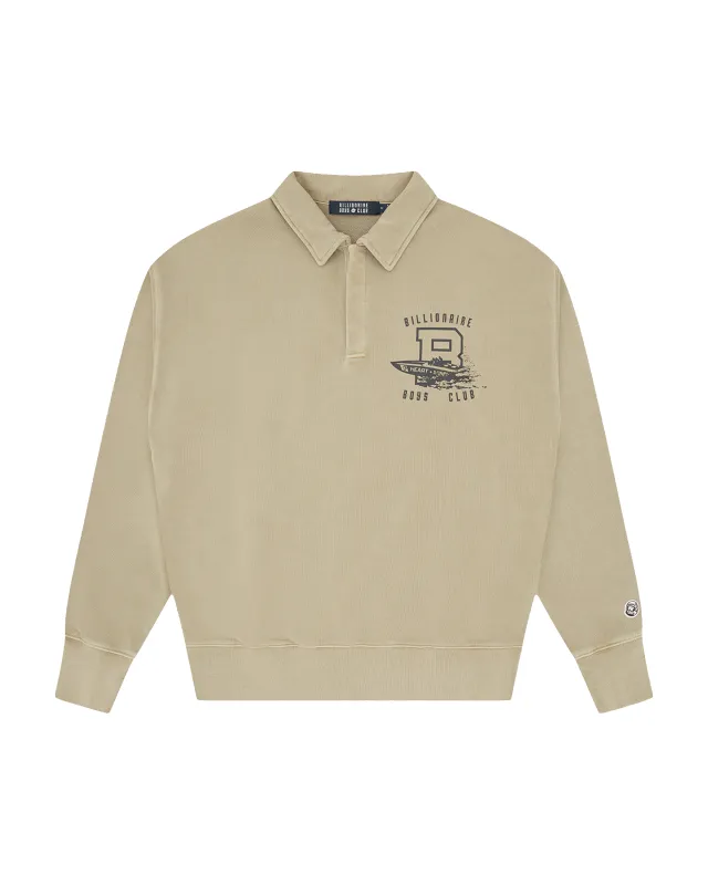 Boat Club Washed Quarter Zip made by Billionaire Boys Club
