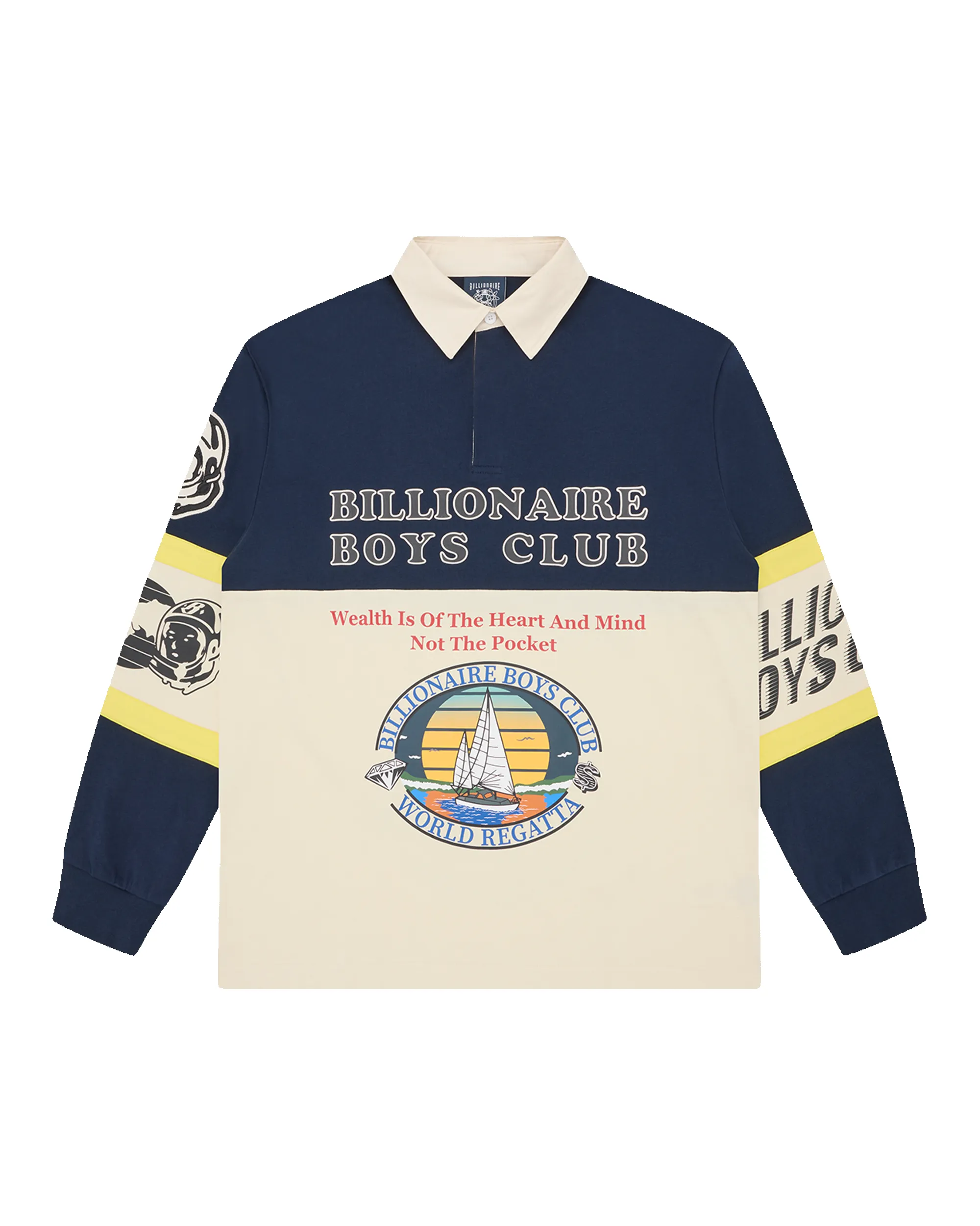 World Regatta Oversized Rugby Shirt sold by Billionaire Boys Club