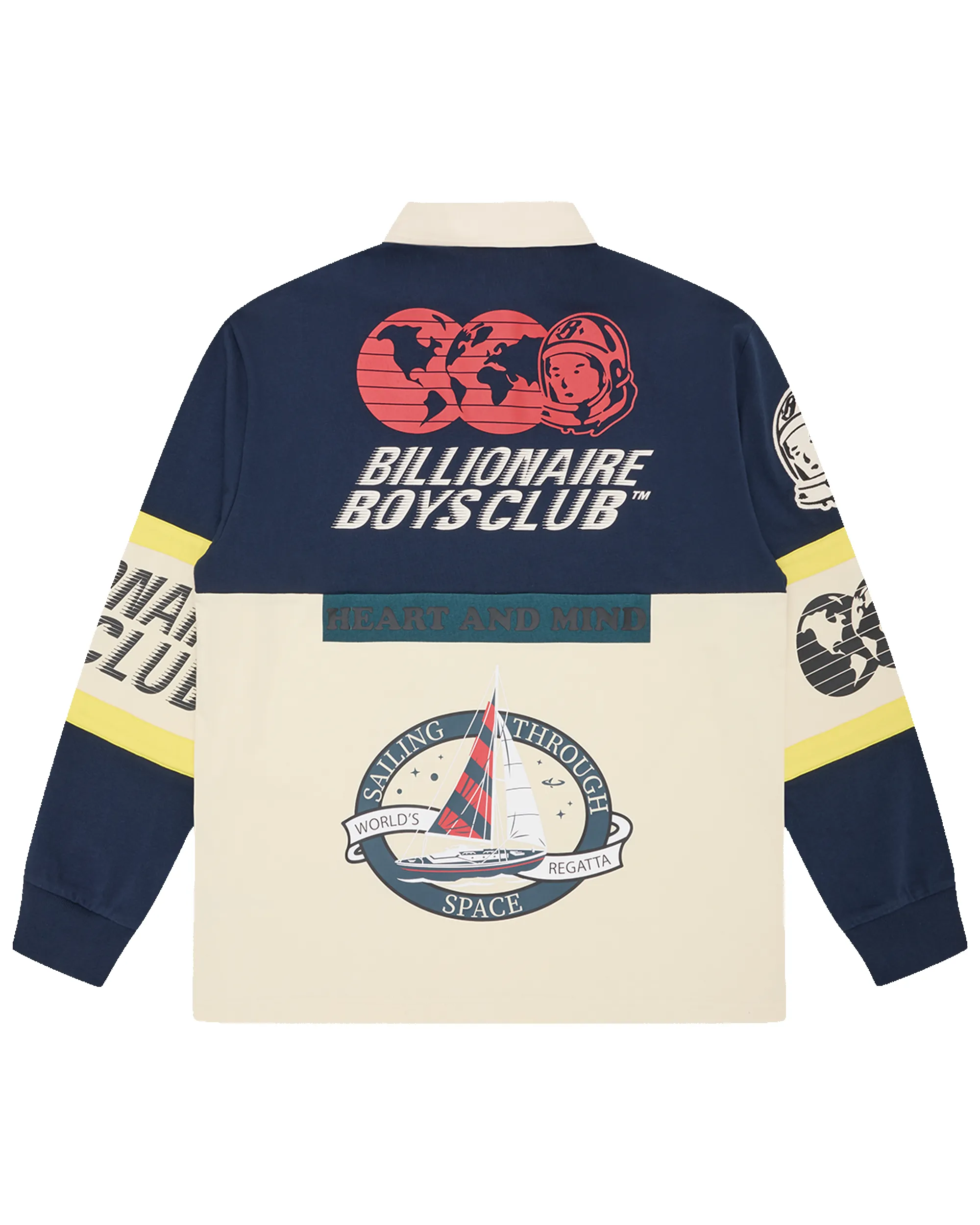 World Regatta Oversized Rugby Shirt sold by Billionaire Boys Club product image thumbnail 2
