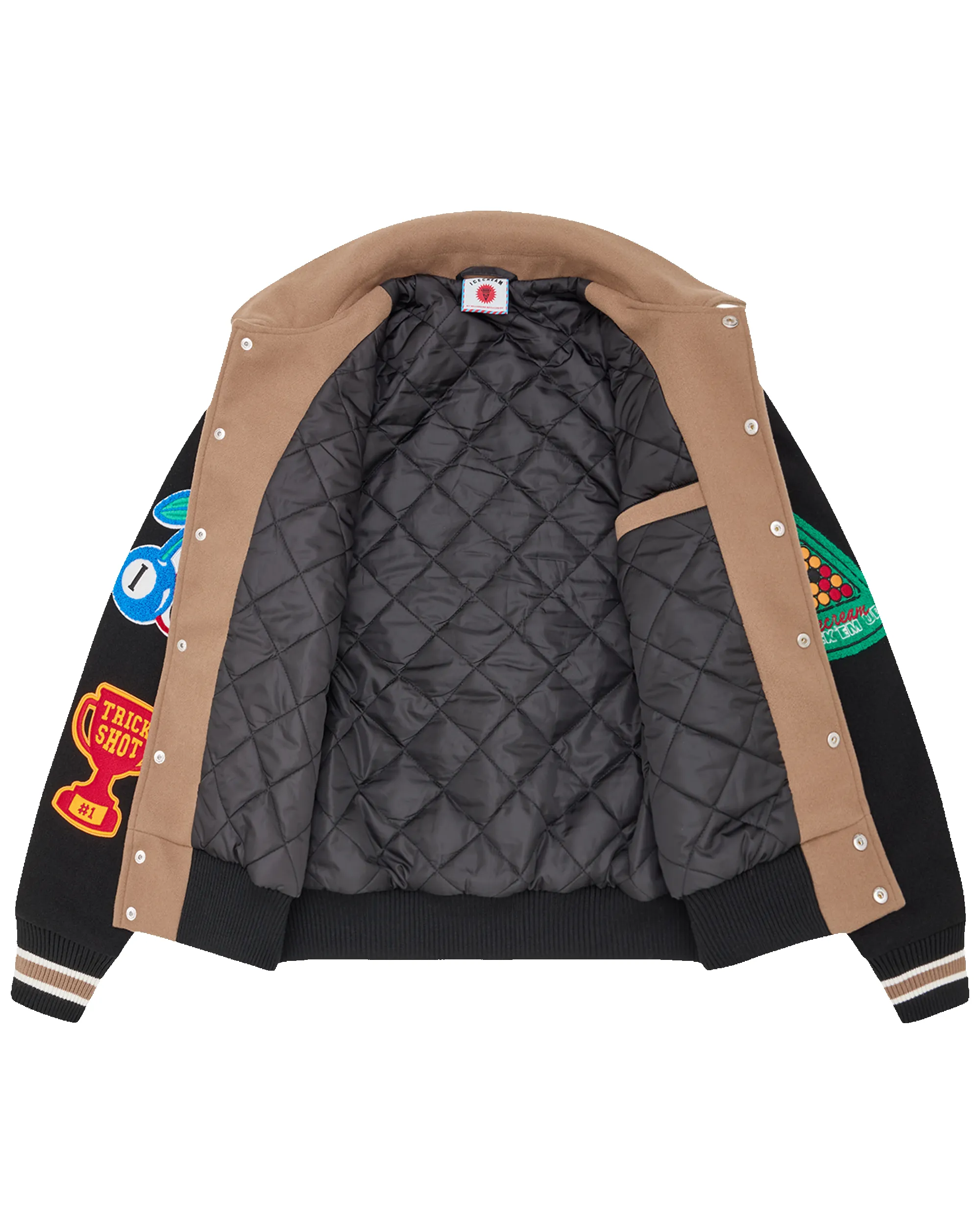 Trick Shot Collared Varsity Jacket sold by Billionaire Boys Club product image thumbnail 3