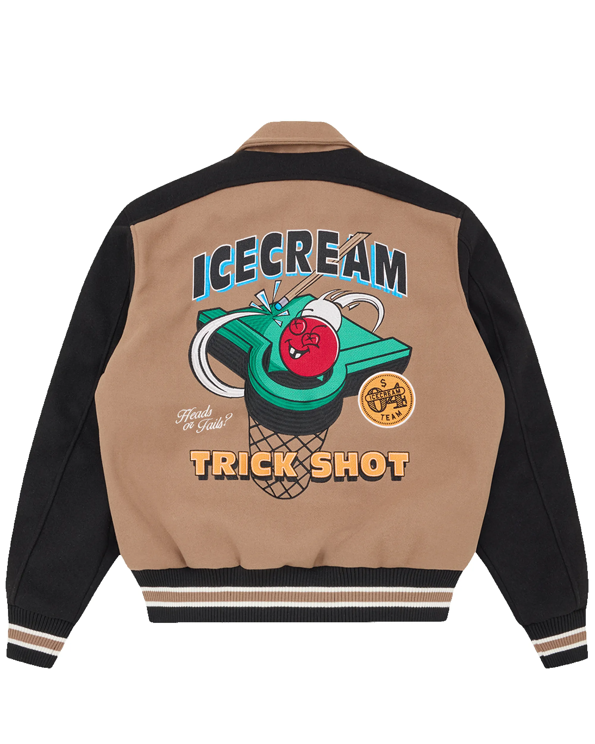 Trick Shot Collared Varsity Jacket sold by Billionaire Boys Club product image thumbnail 2