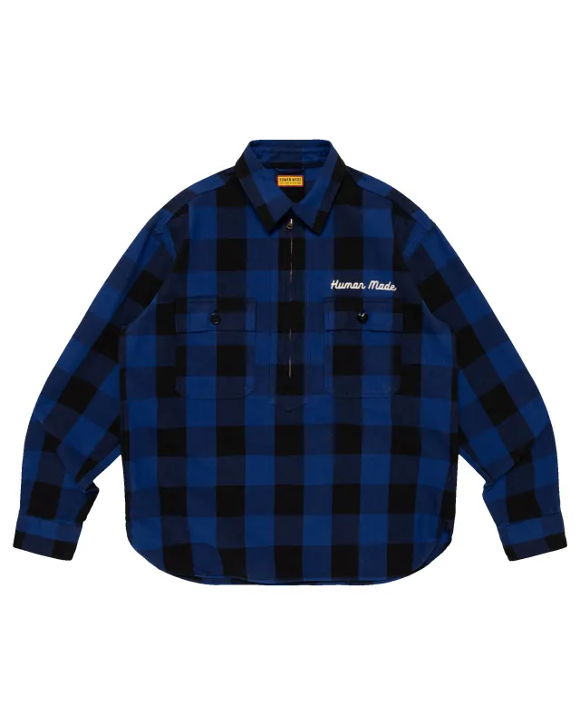 Check Half-Zip Shirt sold by Billionaire Boys Club